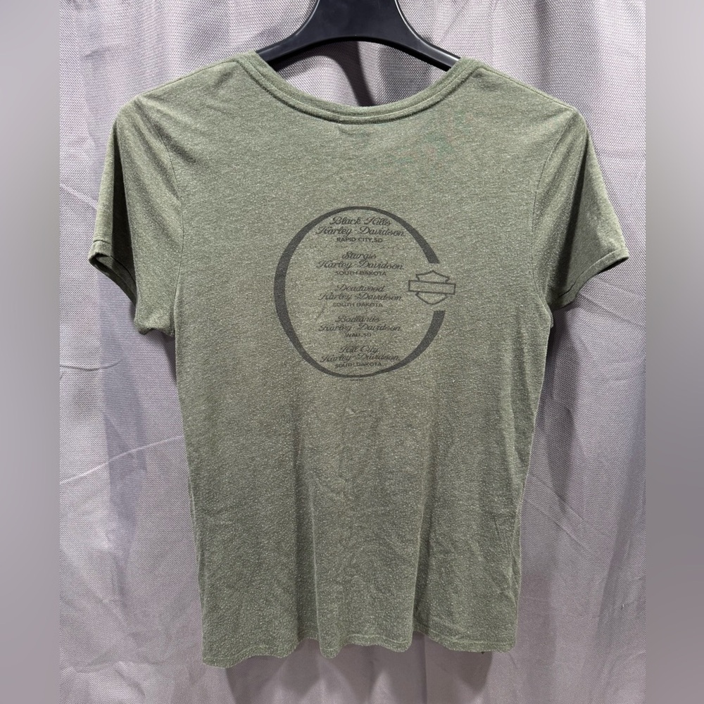Harley-Davidson Green Short Sleeve Tee - Picture 2 of 6